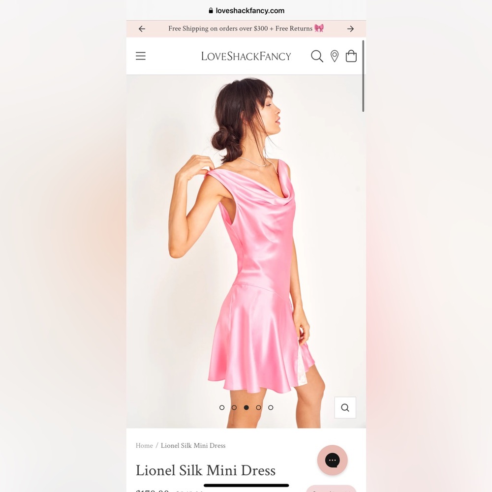 LoveshackFancy Lionel Mini Dress